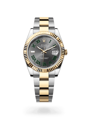 Rolex Datejust 41 in Yellow Rolesor and Slate Dial, M126333-0019 | Manfredi Jewels