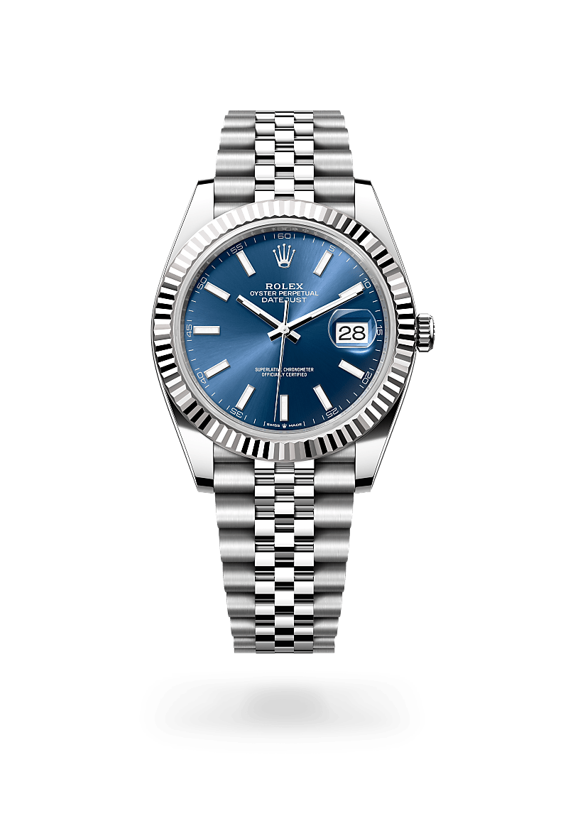 Rolex Datejust 41 in Oystersteel and White Gold, M126334-0002 - Manfredi Jewels