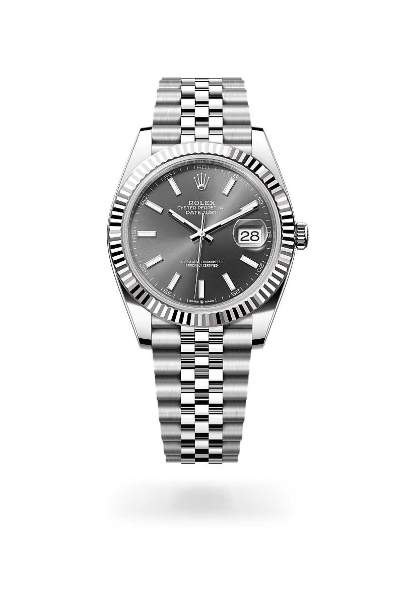 Rolex Datejust 41 in Oystersteel and White Gold, M126334-0014 - Manfredi Jewels