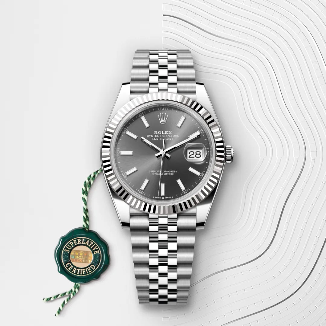 Rolex Datejust 41 in Oystersteel and White Gold, M126334-0014 - Manfredi Jewels