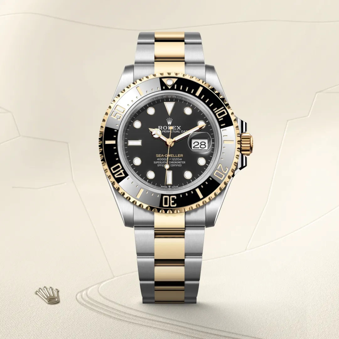 Rolex Sea-Dweller in Oystersteel and Yellow Gold, m126603-0001 - Manfredi Jewels
