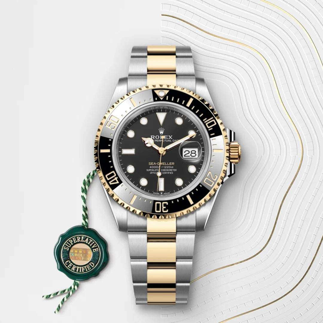 Rolex Sea-Dweller Oystersteel and Yellow Gold, M126603-0001