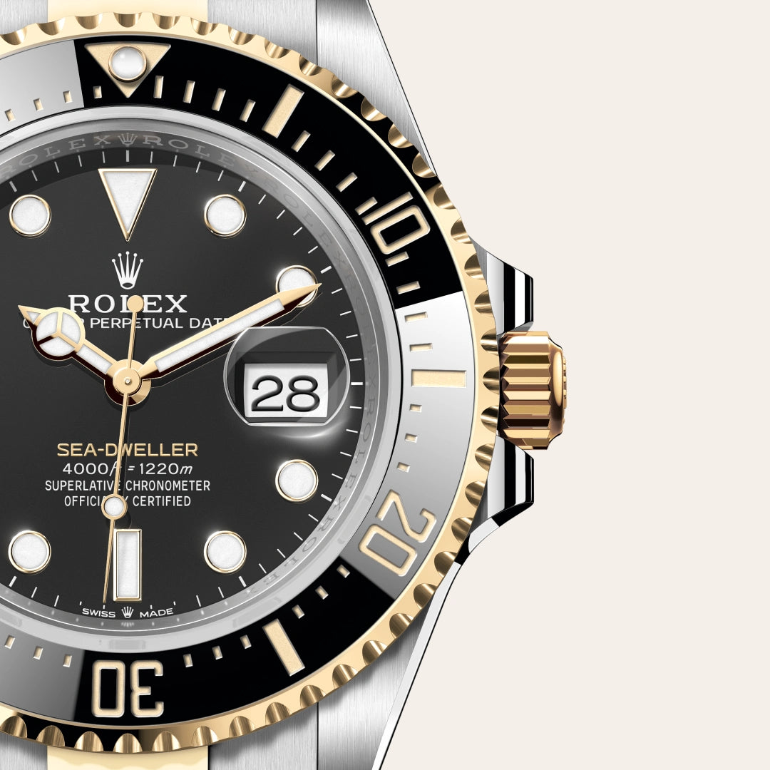 Rolex Sea-Dweller in Oystersteel and Yellow Gold, m126603-0001 - Manfredi Jewels