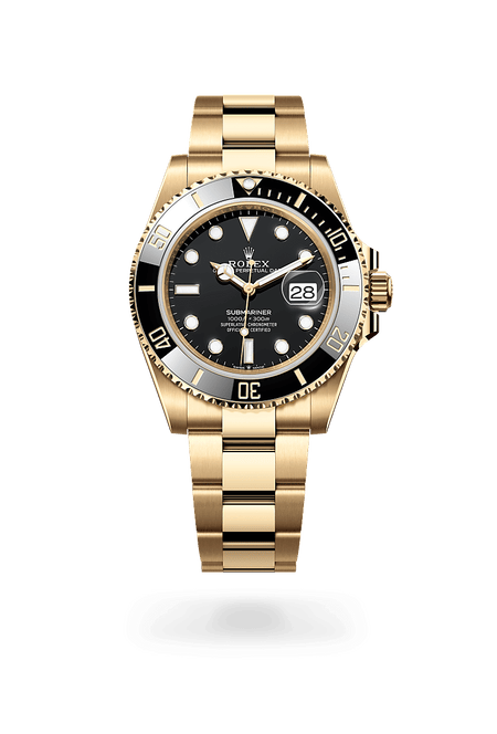 Rolex Submariner in Yellow Gold and Black Dial, M126618ln-0002 | Manfredi Jewels