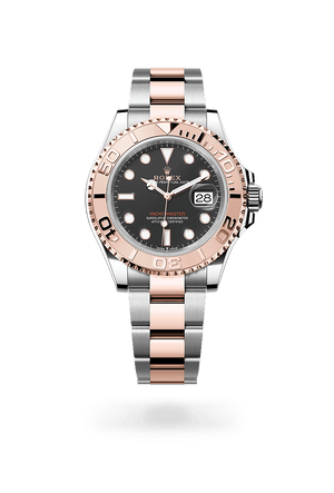 Rolex Yacht-Master 40 in Everose Rolesor and Intense Black Dial, M126621-0002| Manfredi Jewels