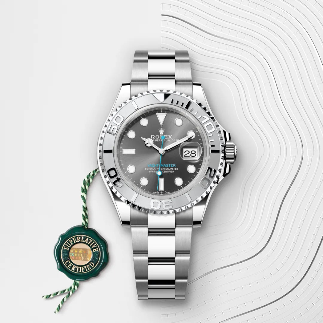 Rolex Yacht-Master in Oystersteel and Platinum, m126622-0001 - Manfredi Jewels