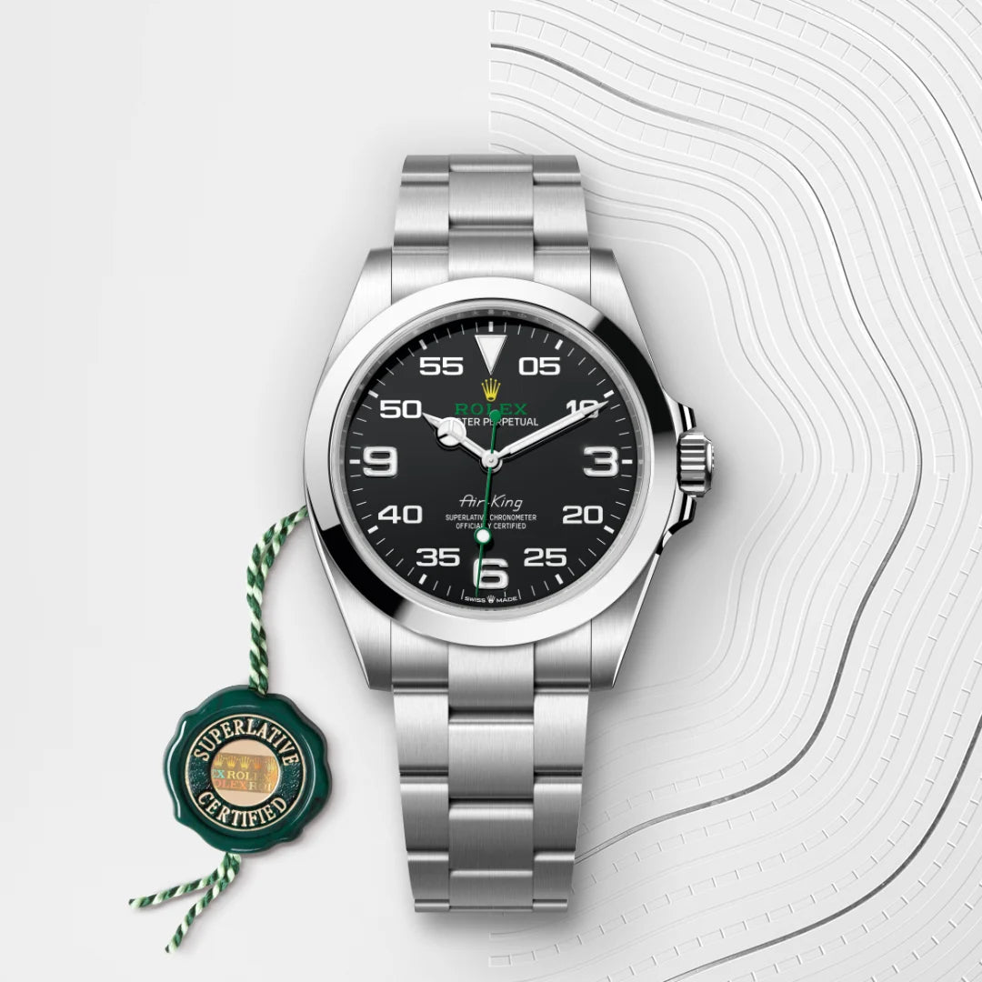 Rolex Air-King in Oystersteel, m126900-0001 - Manfredi Jewels