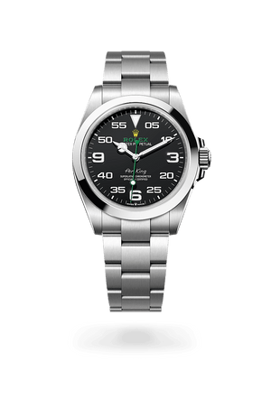 Rolex Air-King in Oystersteel and Black Dial, m126900-0001 | Manfredi Jewels