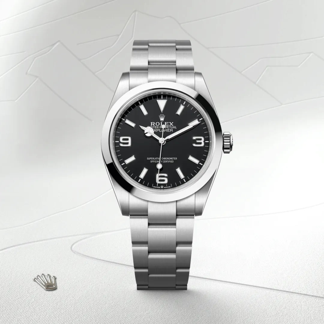 Rolex Explorer 40 in Oystersteel, m224270-0001 - Manfredi Jewels