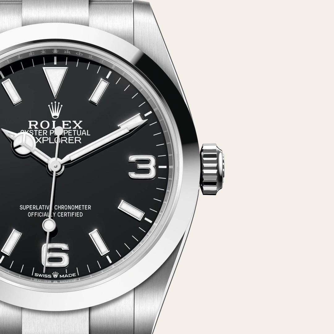 Rolex Explorer 40 in Oystersteel, m224270-0001 - Manfredi Jewels