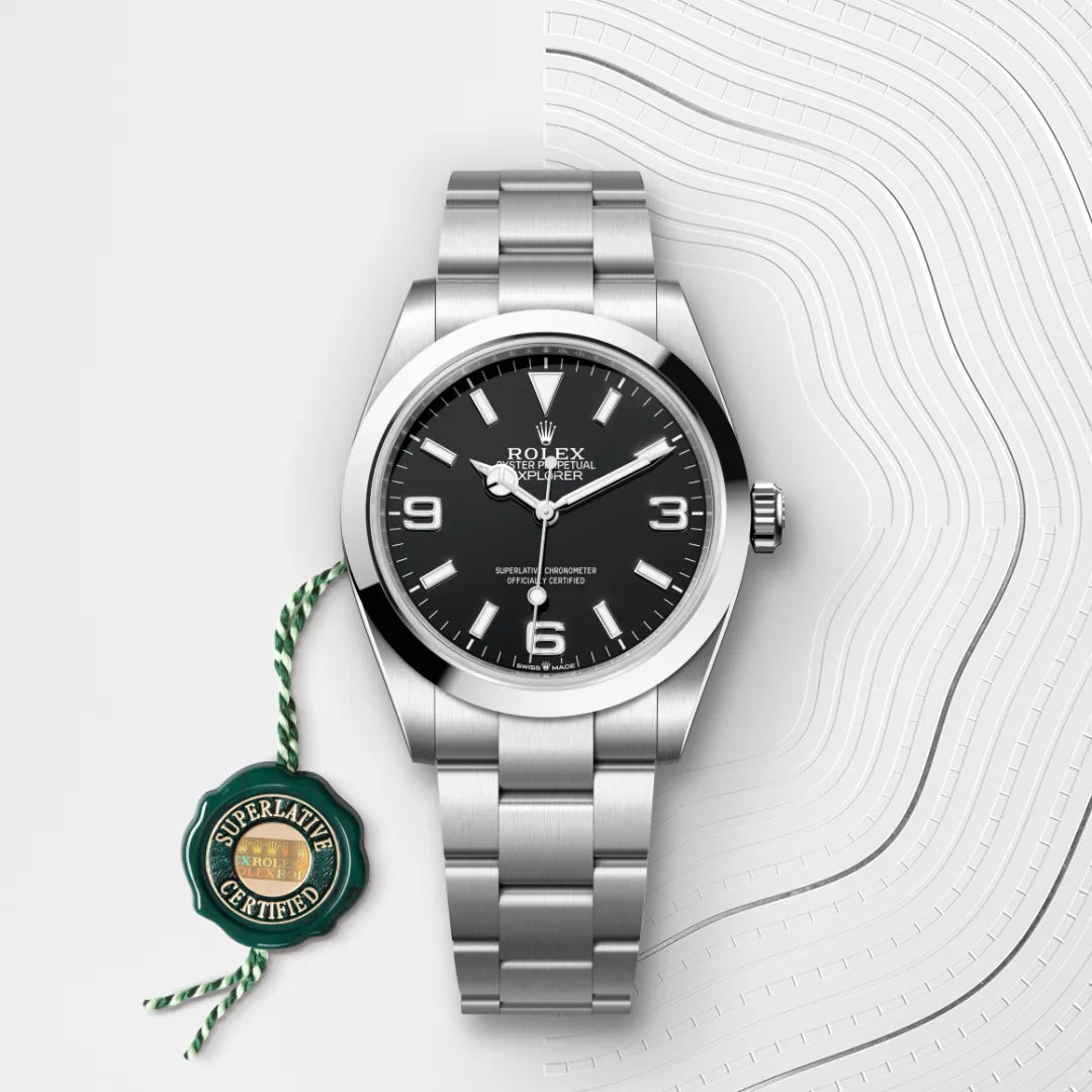 Rolex Explorer 40 in Oystersteel, m224270-0001 - Manfredi Jewels