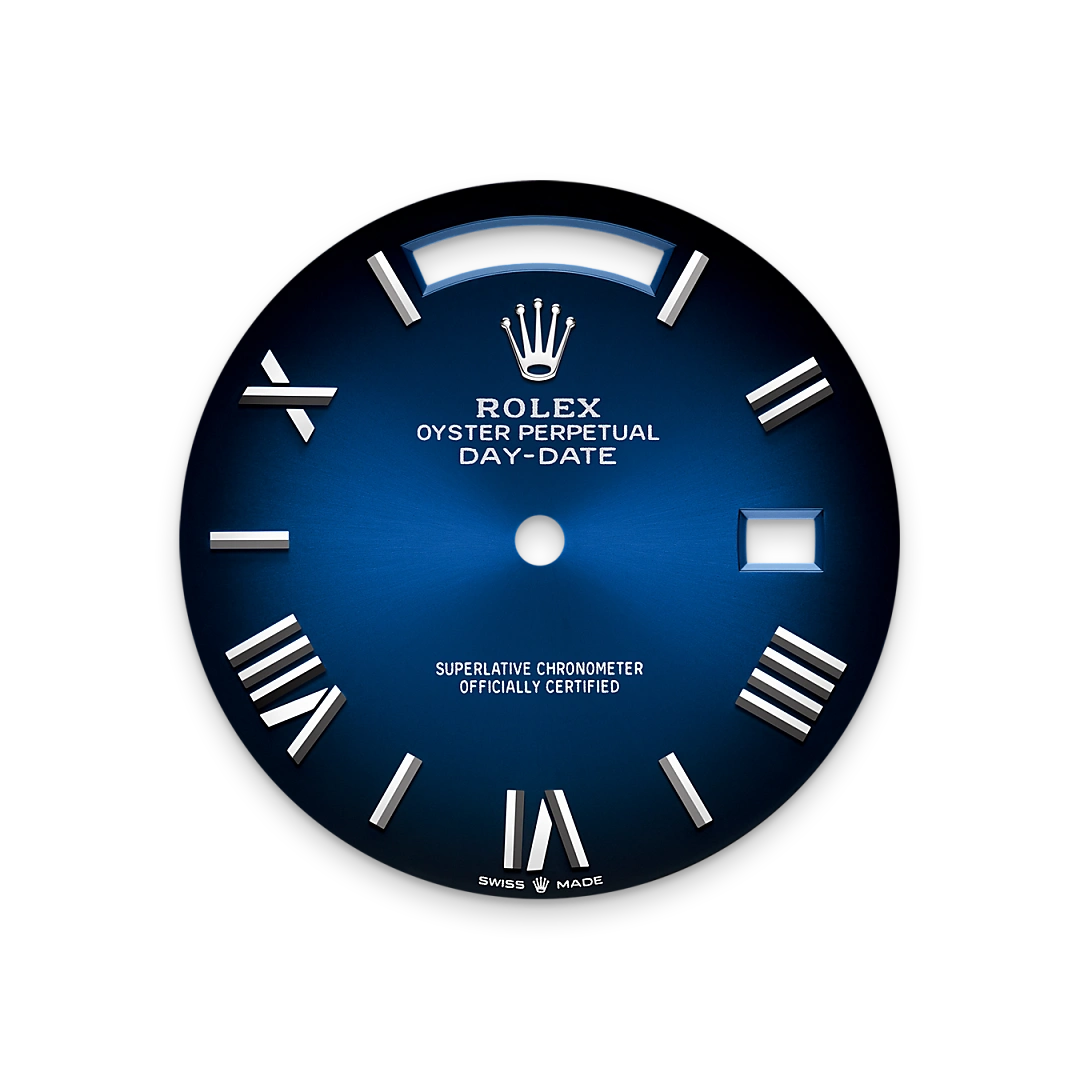Blue ombré dial