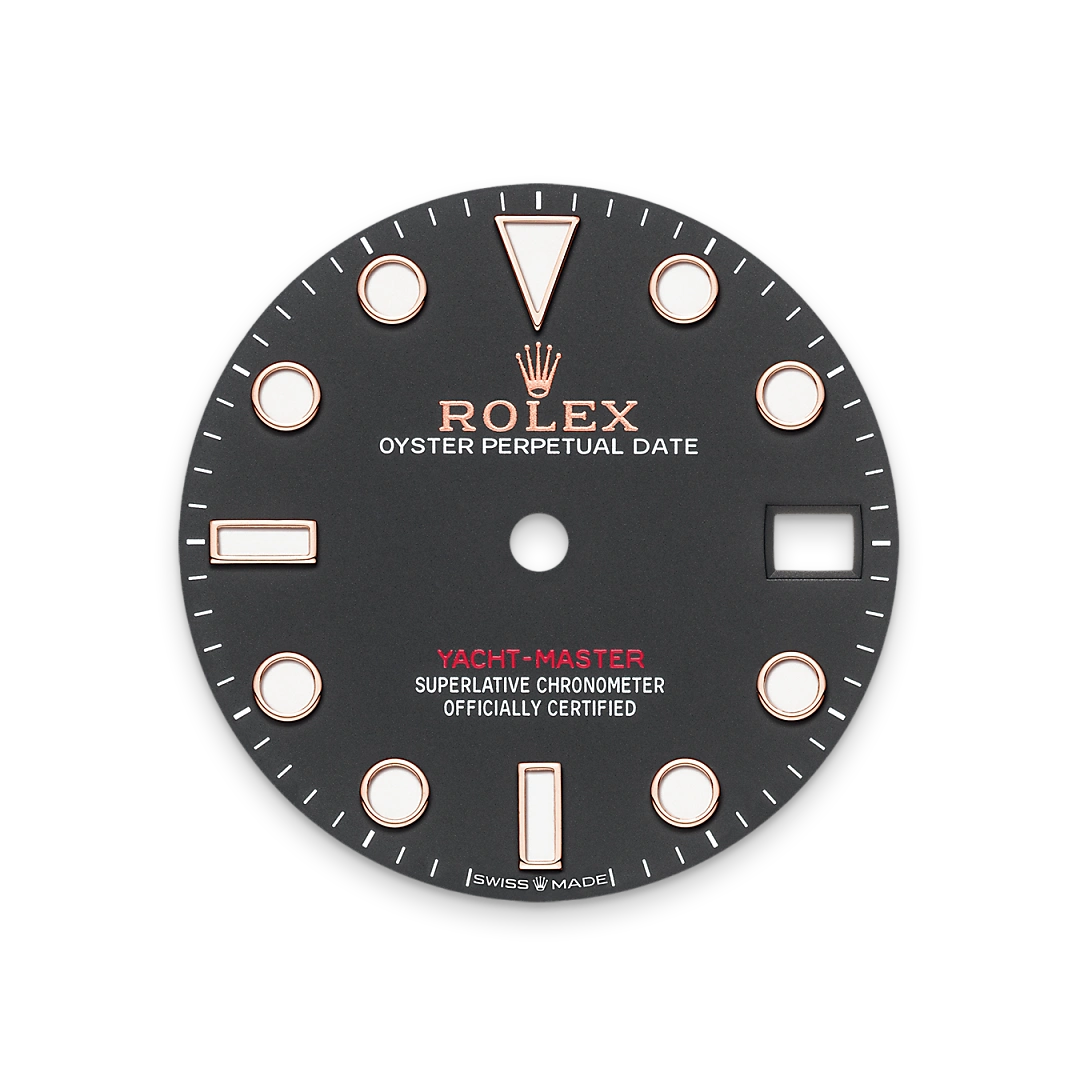 Intense black dial