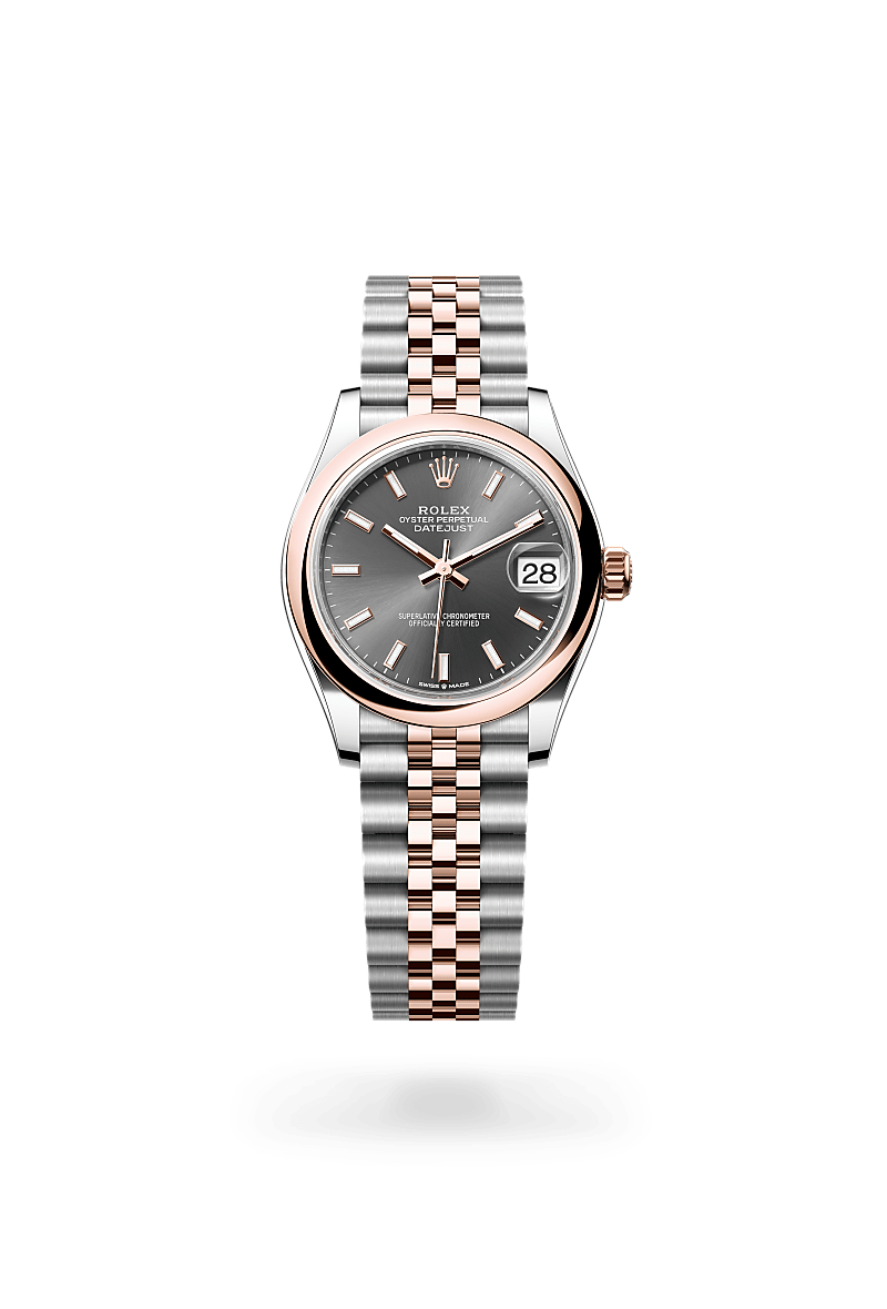 Rolex Datejust 31 in Oystersteel and Everose Gold, M278241-0018 - Manfredi Jewels