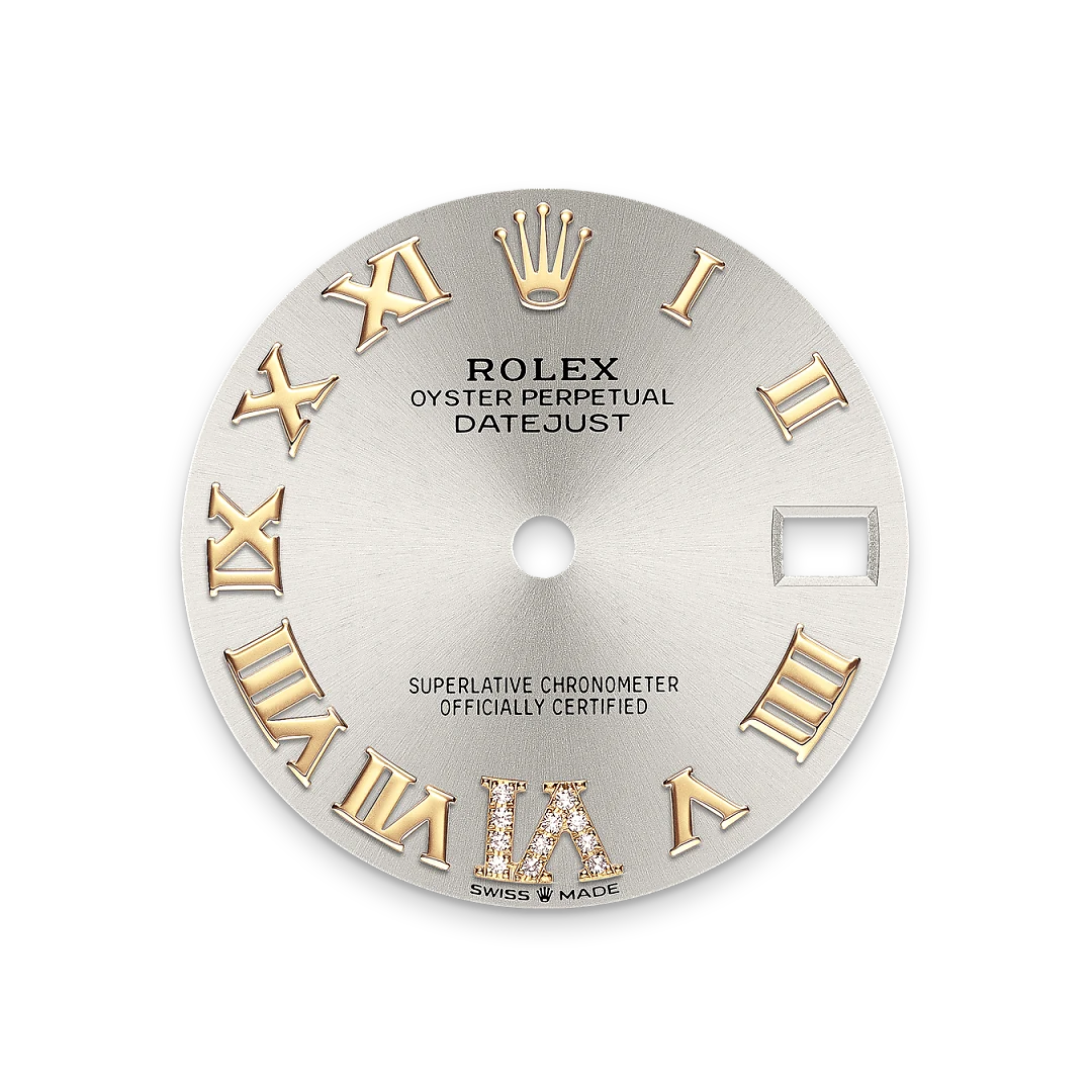 Silver dial