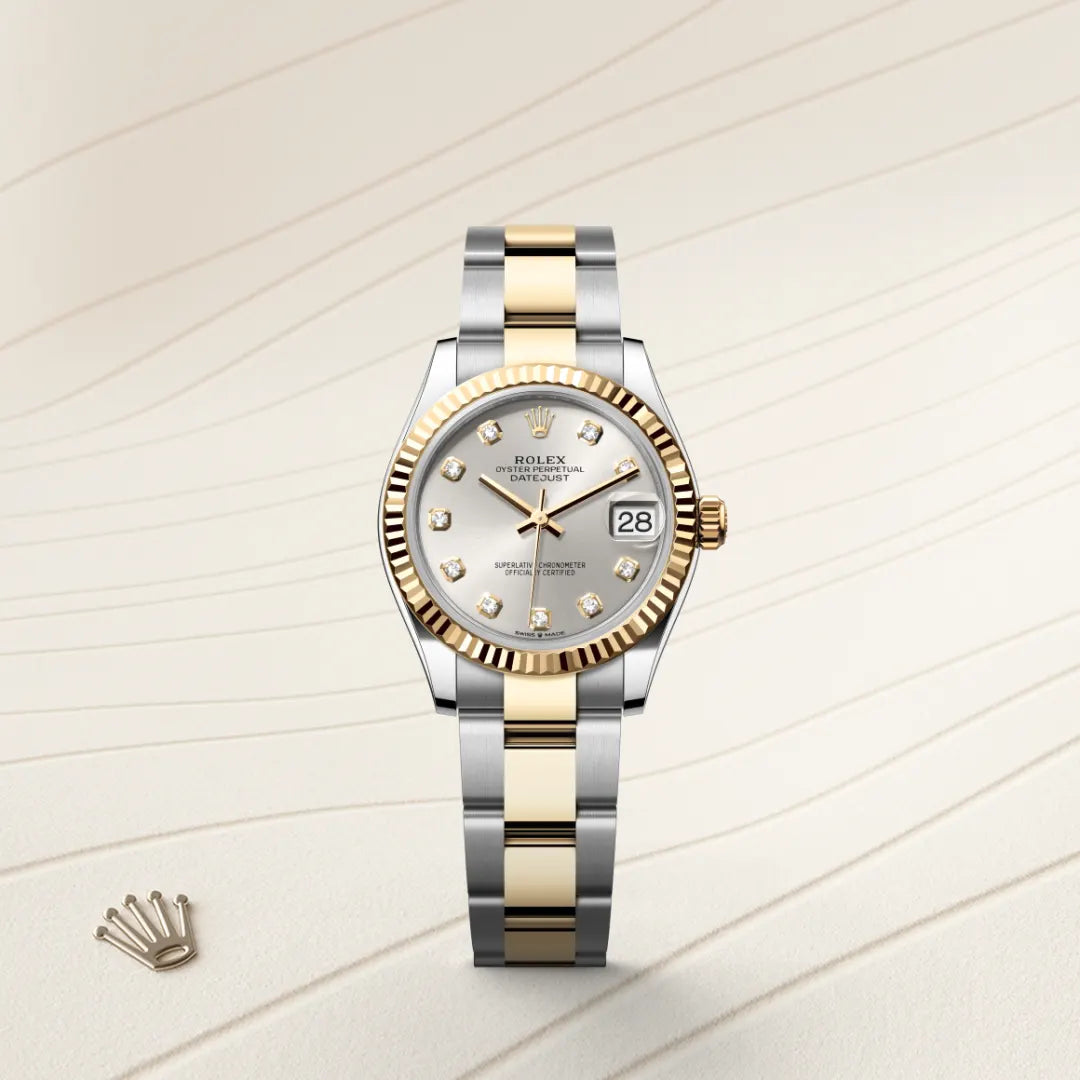 Rolex Datejust 31 in Oystersteel and Yellow Gold, m278273-0019 - Manfredi Jewels