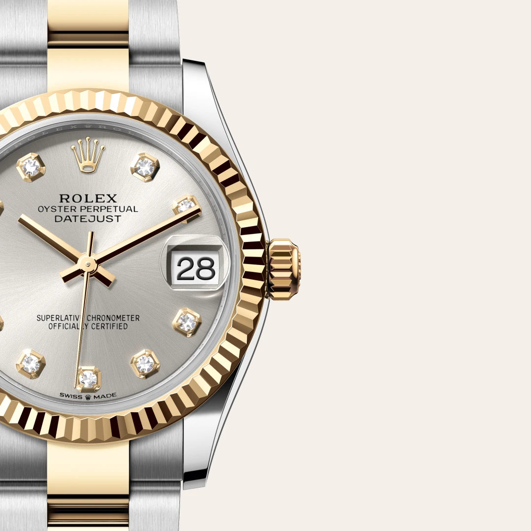 Rolex Datejust 31 in Oystersteel and Yellow Gold, m278273-0019 - Manfredi Jewels