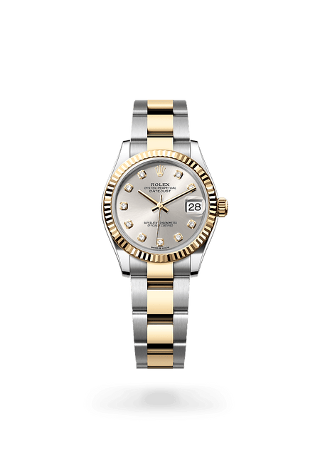 Rolex Datejust 31 in Yellow Rolesor and Silver set with diamonds Dial, M278273-0019 | Manfredi Jewels