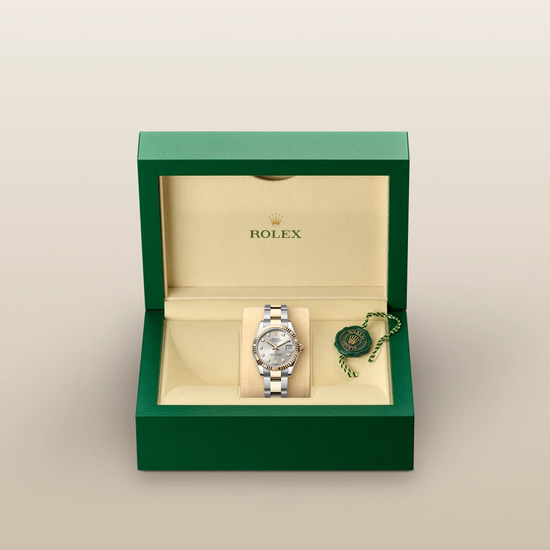 Rolex Datejust 31 in Oystersteel and Yellow Gold, m278273-0019 - Manfredi Jewels