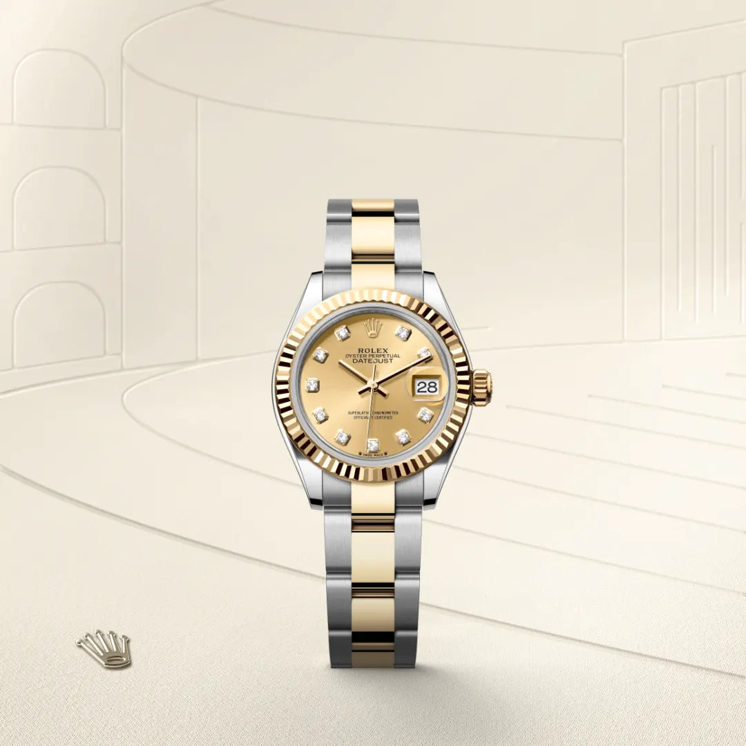 Rolex Lady-Datejust in Oystersteel and Yellow Gold, m279173-0012 - Manfredi Jewels