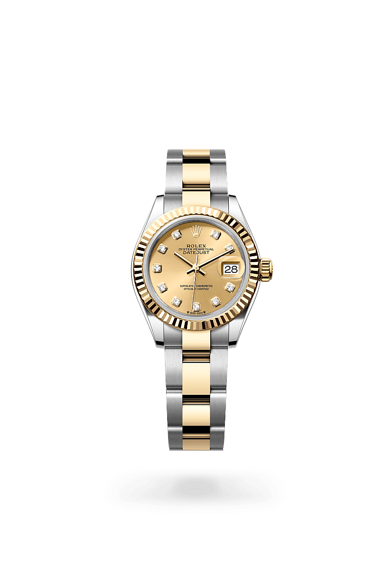 Rolex Lady-Datejust in Oystersteel and Yellow Gold, m279173-0012 - Manfredi Jewels