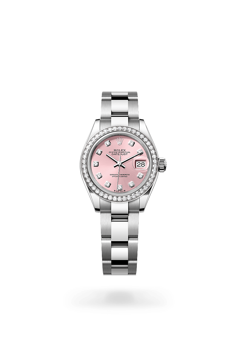 Rolex Lady-Datejust in Oystersteel, White Gold and Diamonds, m279384RBR-0004 - Manfredi Jewels