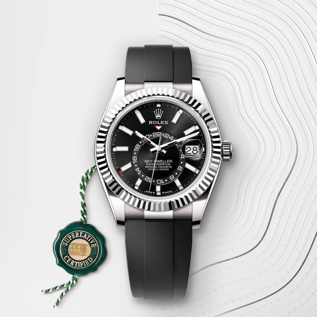 NEW 2025 Rolex Sky-Dweller 42mm 336933 Oyster White Dial
