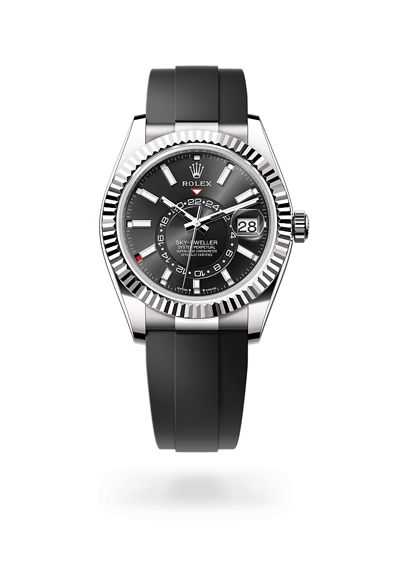 Rolex Sky-Dweller in White Gold and Bright Black Dial, m336239-0002 | Manfredi Jewels