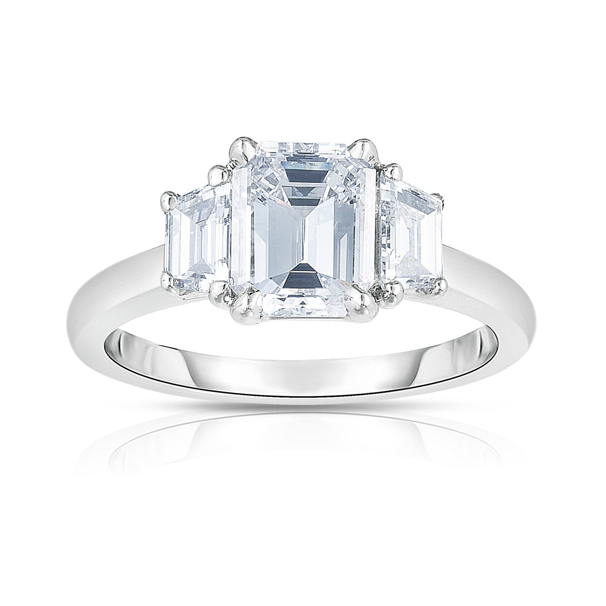 Manfredi Jewels Engagement - 1.51CT EMERALD CUT ENGAGEMENT RING | Manfredi Jewels