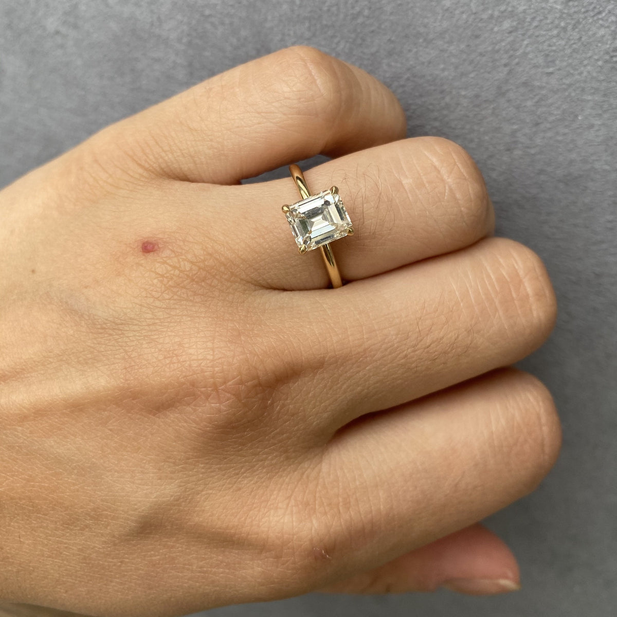 Manfredi Jewels Engagement - 1.60CT EMERALD CUT ENGAGEMENT RING | Manfredi Jewels