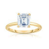 Manfredi Jewels Engagement - 1.60CT EMERALD CUT RING