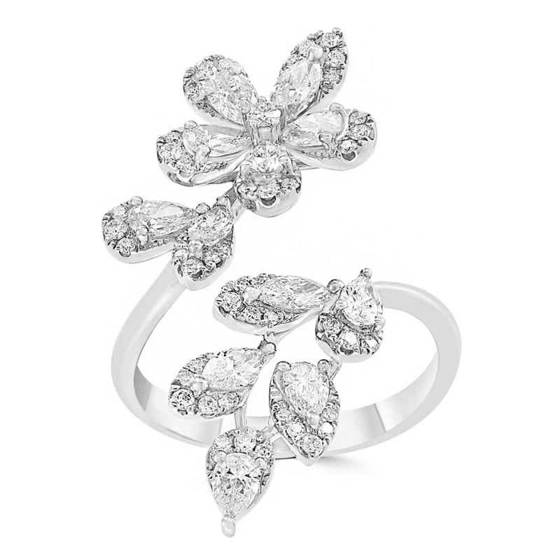 Manfredi Jewels Jewelry - 18K White Gold 1.51 ct Diamond Ring | Manfredi Jewels