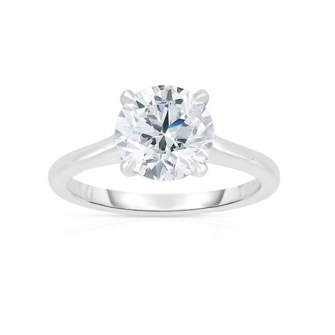 2.09CT ROUND CUT ENGAGEMENT RING