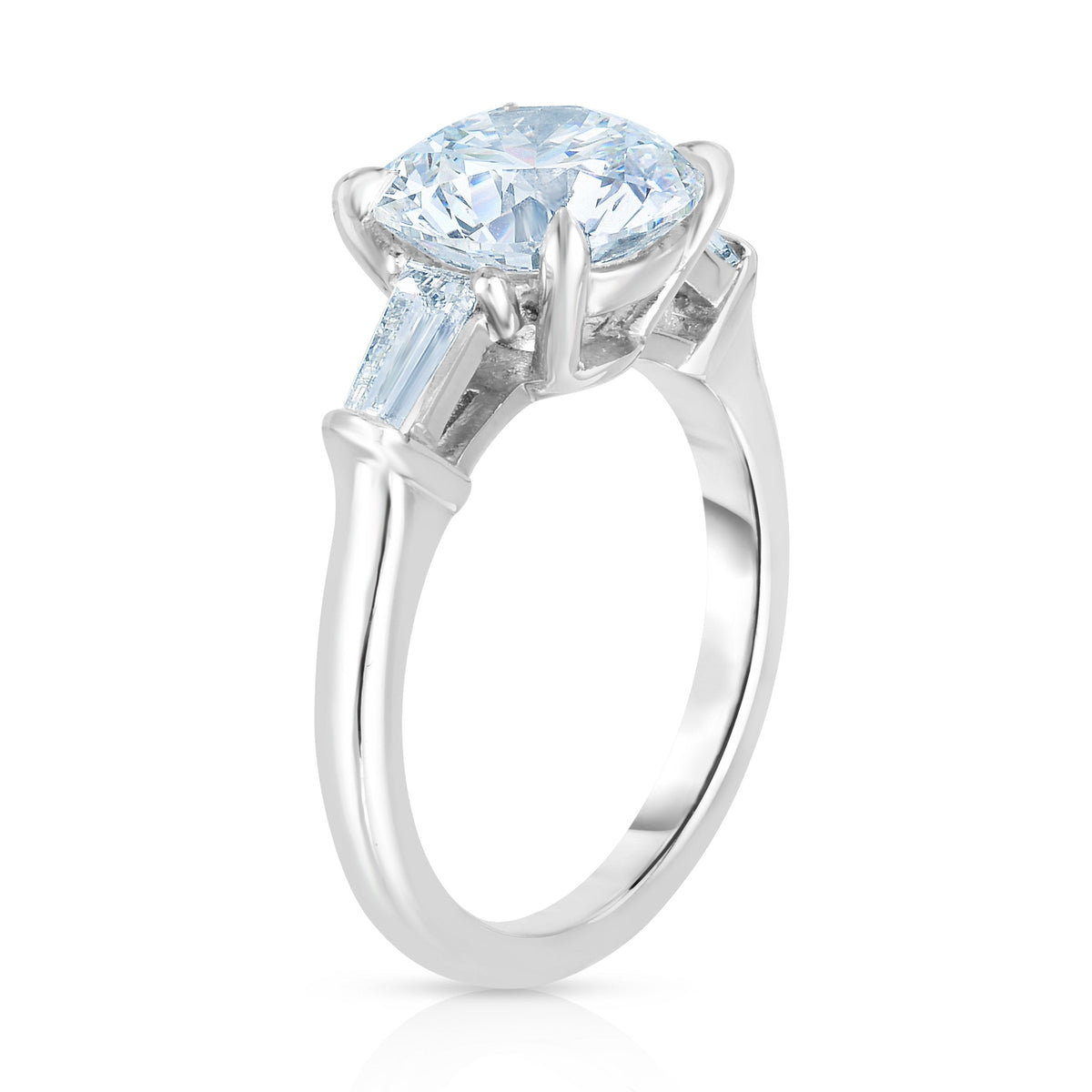 Manfredi Jewels Engagement - 3.16CT ROUND CUT ENGAGEMENT RING | Manfredi Jewels