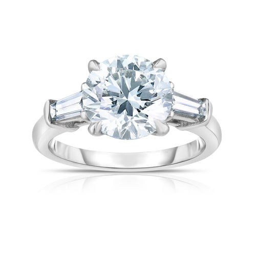 Manfredi Jewels Engagement - 3.16CT ROUND CUT RING