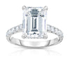 Manfredi Jewels Engagement - 4.13CT EMERALD CUT RING