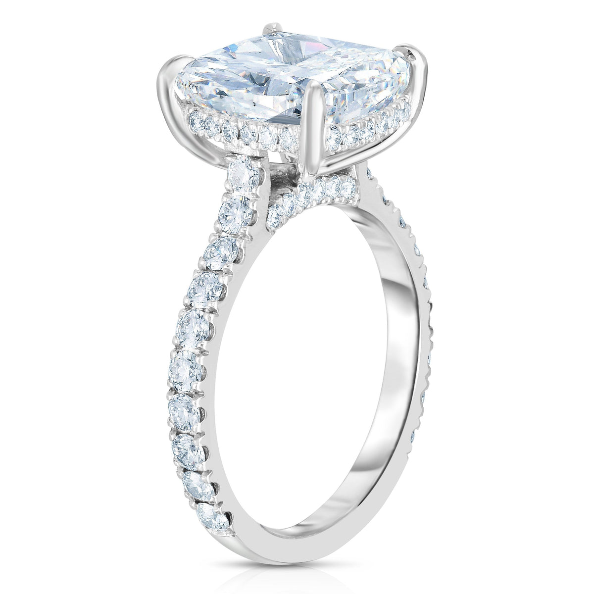 Manfredi Jewels Engagement - 5.02CT CUSHION CUT ENGAGEMENT RING | Manfredi Jewels