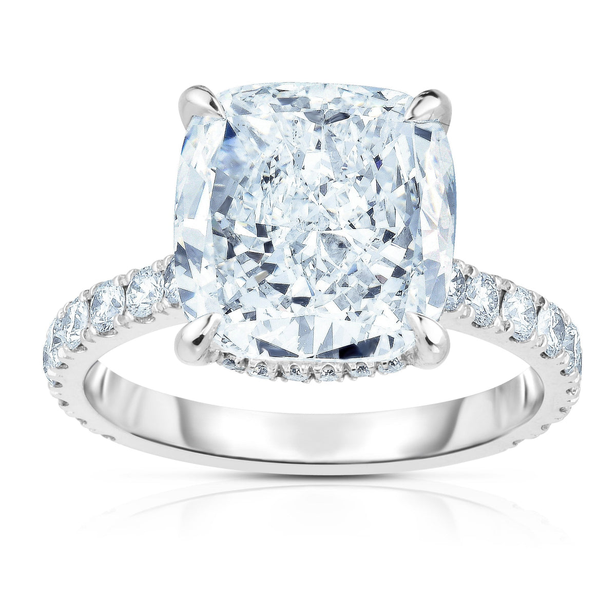 Manfredi Jewels Engagement - 5.02CT CUSHION CUT ENGAGEMENT RING | Manfredi Jewels