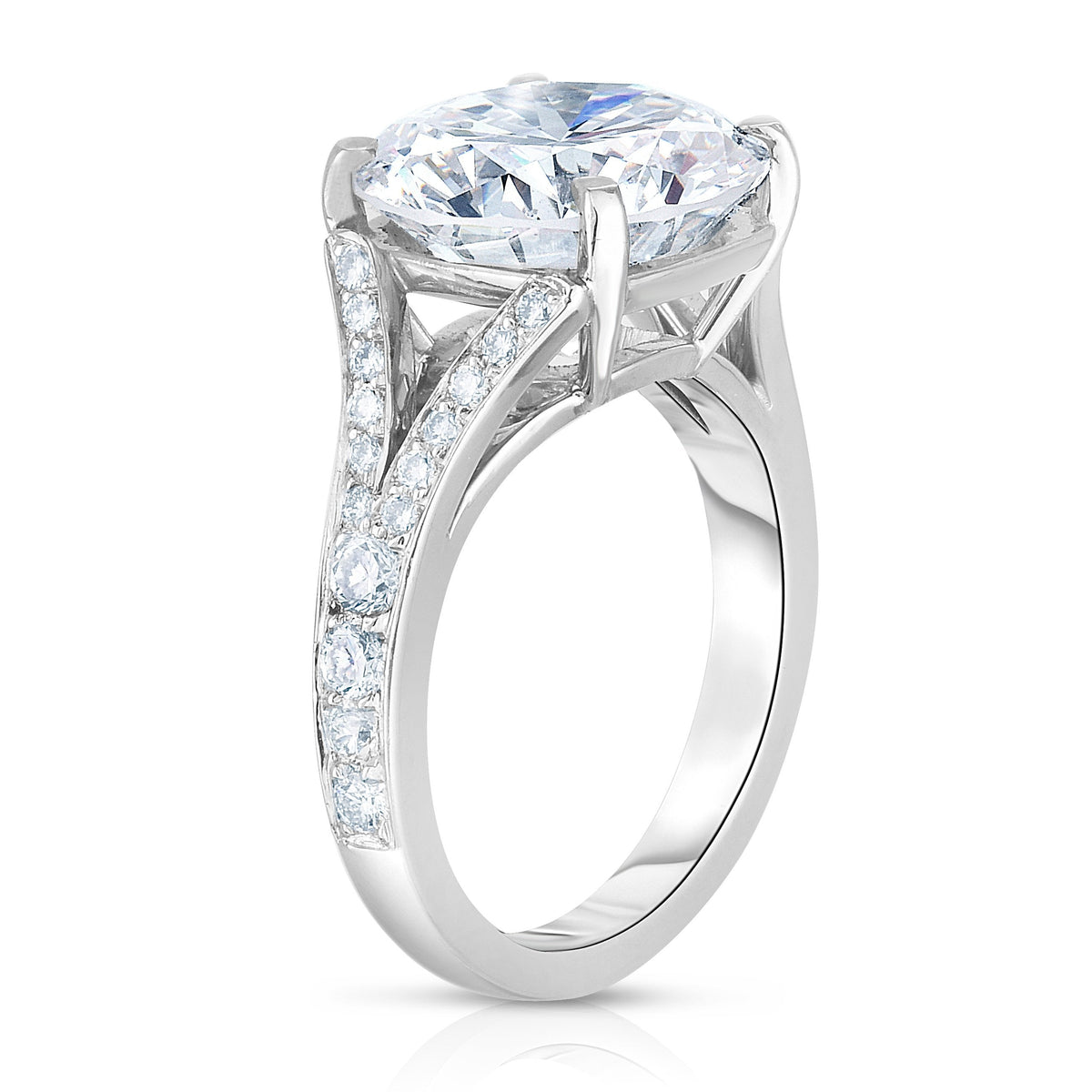 Manfredi Jewels Engagement - 6.32CT ROUND CUT ENGAGEMENT RING | Manfredi Jewels