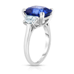 Manfredi Jewels Engagement - 8.58CT CEYLON SAPPHIRE CUSHION CUT RING