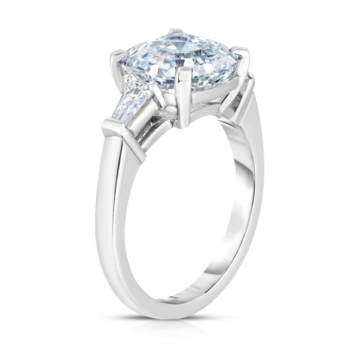 Manfredi Jewels Engagement - Asscher Cut 4.17 ct Platinum Diamond Engagement Ring | Manfredi Jewels
