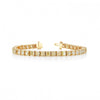 Manfredi Jewels Jewelry - Cushion Cut 18K Yellow Gold 21.95ct Basket Diamond Tennis Bracelet