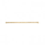 Manfredi Jewels Jewelry - Cushion Cut 18K Yellow Gold 21.95ct Basket Diamond Tennis Bracelet