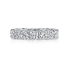 Manfredi Jewels Eternity Bands - Cushion Cut 7.90 ct Platinum Diamond Band Ring