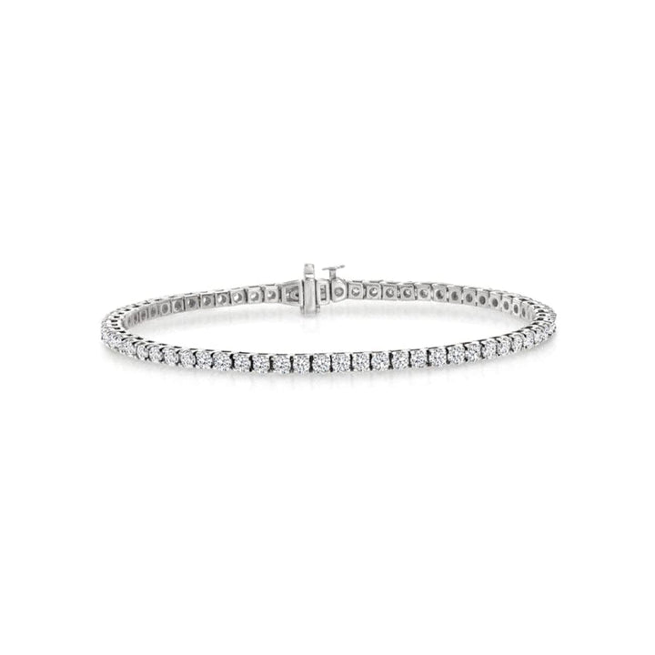 Manfredi Jewels Jewelry - Diamond Tennis 18K White Gold 4.81Ct Bracelet | Manfredi Jewels