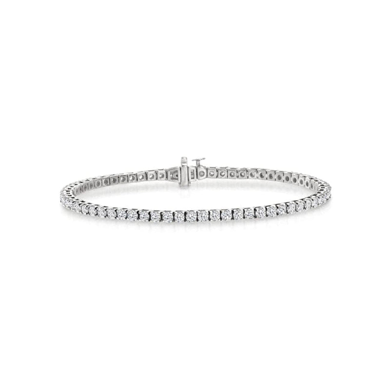 Manfredi Jewels Jewelry - Diamond Tennis 18K White Gold 4.81Ct Bracelet