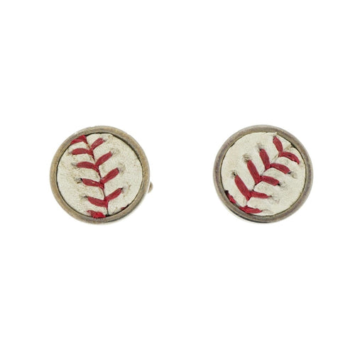 Manfredi Jewels Accessories - Met’S Baseball Sterling Silver Cufflinks