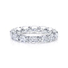 Manfredi Jewels Engagement - Oval Cut 2.74 ct Platinum Diamond Eternity Band Ring