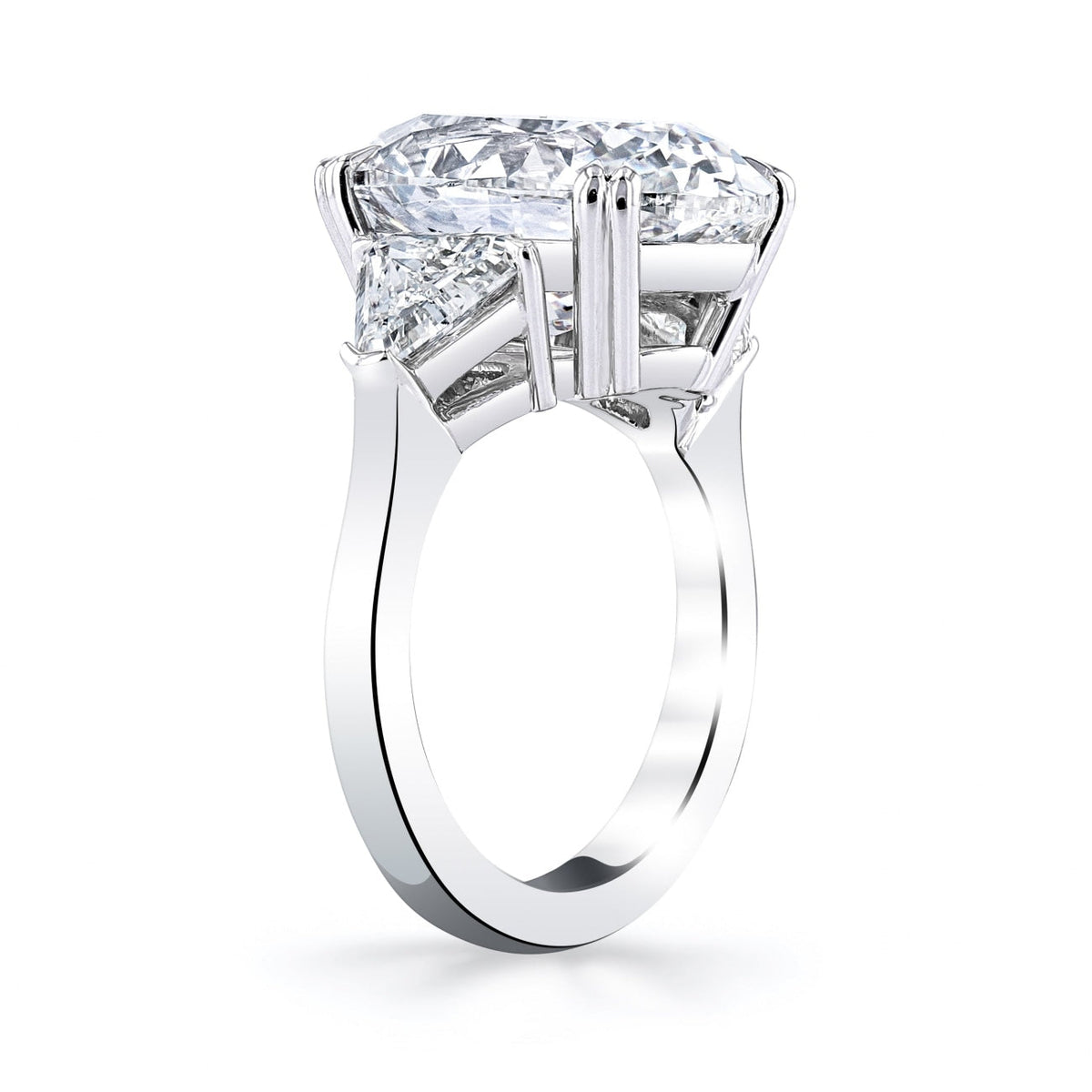 Manfredi Jewels Engagement - Oval Cut 9.46 ct Platinum Diamond Engagement Ring (Pre-Order) | Manfredi Jewels