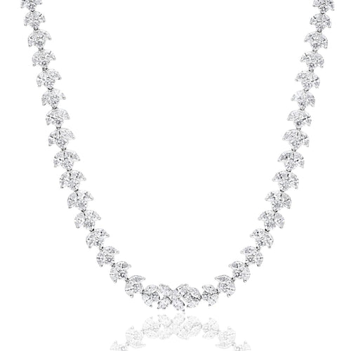 Manfredi Jewels Jewelry - Platinum 36.58 ct Diamond Necklace